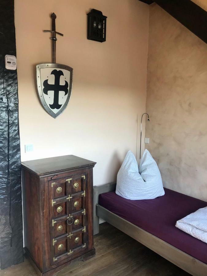 Ferienwohnung Wachstube Mit 3 Schlafraeumen Im Rittergut Leppersdorf Wachau Extérieur photo