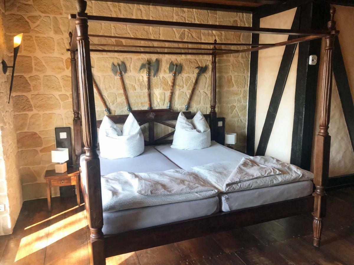 Ferienwohnung Wachstube Mit 3 Schlafraeumen Im Rittergut Leppersdorf Wachau Extérieur photo