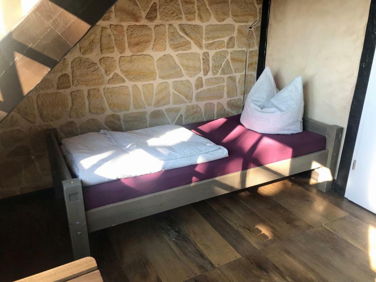 Ferienwohnung Wachstube Mit 3 Schlafraeumen Im Rittergut Leppersdorf Wachau Extérieur photo